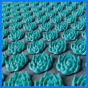 74*44cm 자연 리넨 코코넛 팜 마사지 요가 매트 가방 로터스 스파이크 지압 매트 쿠션 마사지 침술 패드