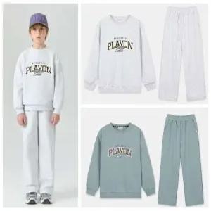 [정품 AS가능] 네파키즈 26SS KM15953 레터 맨투맨 트레이닝세트