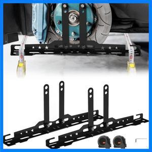 2개의 측정 테이프가 있는 자동차 휠 얼라인먼트 도구, 조절 가능한 레벨링 얼라이너, 고하중 밸런싱 플레