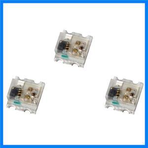 유행! 200Pcs WS2812 LED 칩 4 핀 미니 흰색 PCB 주소 지정 가능 디지털 RGB 풀 컬러 DC5V 스트립 스크린