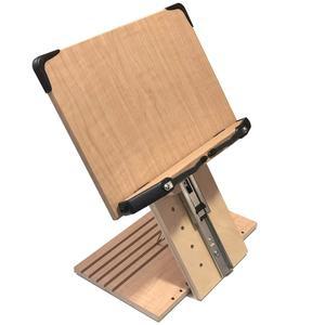 A+ 책꽂이 BS1500PRO 대형 휴대용 높이 조절 접이식 눈높이 인체공학 독서용 핸즈프리 두꺼운 무거운 대학 교재 태블릿 목 없음