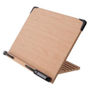 A+ 책꽂이 BS2500 대형 16x10.5 휴대용 조절식 접이식 핸즈프리 두꺼운 교과서 요리책 태블릿