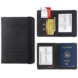 복제방지 RFID차단 유심 카드 멀티여권지갑 유럽 베낭 rYC7+8Izn