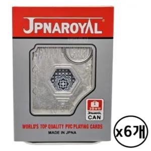 홀로그램 캔 카드 6개 보안 사기방지용트럼프 세트 놀이 원카드 가족게임 명절 포커 단체 야유회