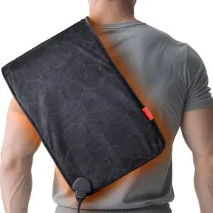 인바르메 엑스트라 핫 히팅 패드 뒷목 어깨 다리용 그래핀 맥스 160 °F 전기 2배 - 겨울철 만성 에서