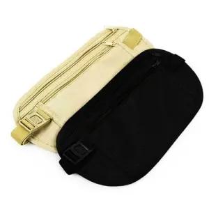 블랙 슬림 복대 가방 허리탄띠 허리쌕 방지 WFFV769