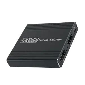 1x2 DP 스플리터 분배기 디스플레이포트 Splitter UHD 4K케이블 미니DP컨버터 변환 비디오 오디오 AV HDMI