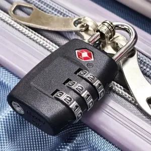 TSA LOCK 3단 다이얼 자물쇠 캐리어 비밀번호 안전키 사물함 열쇠 안전 잠금장치