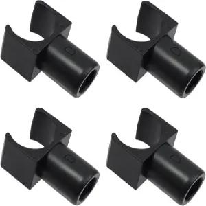 4팩 휠체어 시트 레일 가이드 교체용 7/8인치 튜빙 스틸 스탠다드 및 운송 의자 공통 부품 공급업체 탈착식