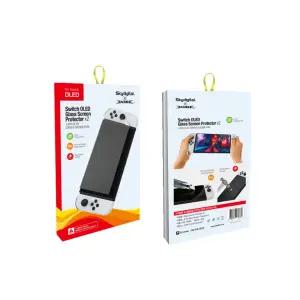 닌텐도 스위치 OLED 강화유리 보호필름 2EA TNS-1156 라이트 신버전 게임 케이스 충전기 컨트롤러 악세사리