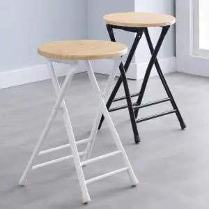 접이식 간이 의자 화장대 식탁 인테리어 스툴 체어 캠핑 의자 사무용 경량 스툴 식탁 독서 간이 체어