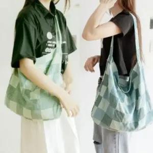 가벼운 캔버스 크로스 숄더백 천가방 장바구니 에코백