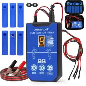 단락 보호 기능이 있는 연료 인젝터 테스터 클리너 키트 프로 8가지 펄스 모드 듀얼 전압 5V/12V 자동/오토