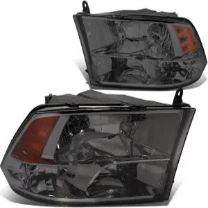 10-18 램 1500-5500 듀얼 또는 쿼드 헤드라이트 모델과 호환되는 DNA 모터링 HL-OH-DR09QUA-SM-AM 스모크