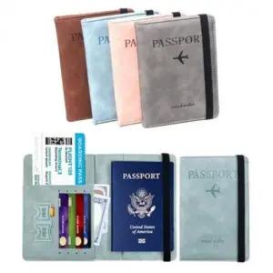 휴대용 여권 지갑 여행용 여권 커버 LHA