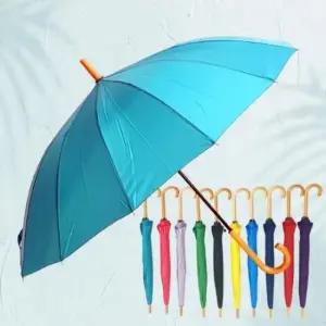 나무손잡이 장우산 곡자 판촉물 답례품