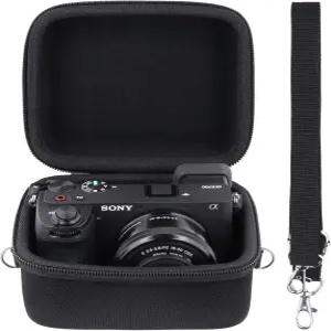 소니 알파 a6000 / a6300 a6400 a6500 a6600 a6700 핏 16-50mm 렌즈 카메라용 Aenllosi 하드 캐리링 케이스