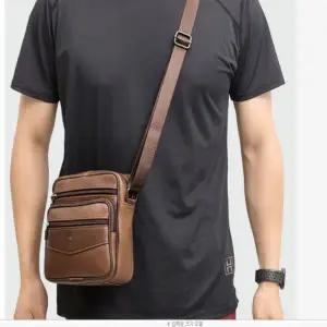 남성 가죽 크로스백 미니 사각 남성용 가방