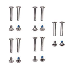 Zoofen 10개 인라인 스케이트 교체 베어링 나사 OD 6mm 롤러 블레이드 휠 액슬| 35mm