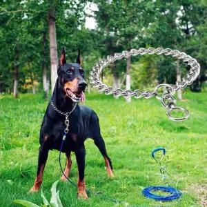 강아지목줄 초크체인 반려견 체이줄 산책 3.0mmx50cm 개목줄 체인줄 훈련용