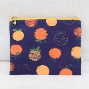 [패션] 제주 감귤 파우치 M 화장품 케이스 메이크업 보관함 다용도 가방