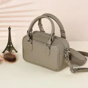 [패션] 여성용 미니 크로스백 숄더 토트백 파우치 포함 데일리 가방