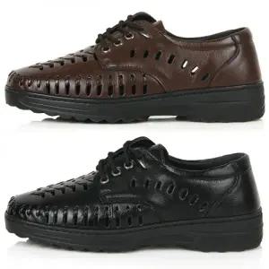 통가죽 남성 정장화 운전 구두 캐주얼 샌들