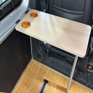 캠핑카 테이블 폴딩 컵홀더 차량용 조절식 접이식 선반형
