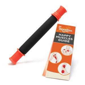 타이거 테일 11인치 마사지 스틱 휴대용 롤러, 딥 티슈 폼 다리, 목, 종아리, 허벅지, 정강이 및 등, 로드스터 11, 미국산, 오렌지 블랙