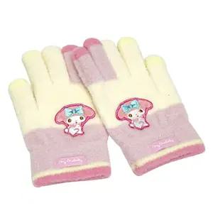 마이멜로디 소프트 니트 장갑 526363유아 아동 겨울 털장 손가락 여아 유아동 오지 캐릭터 귀여운