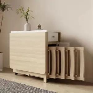 접이식 식탁 폴딩 원룸 테이블 확장형 카페 보조식탁