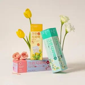 크린랩 Flower 이중지퍼백 3종 세트 (소+중+대)