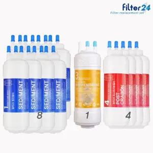 코웨이 CHP-470L 역삼투압 정수기필터 호환 2년세트 [6인치 8+1+4 RO역삼투압]