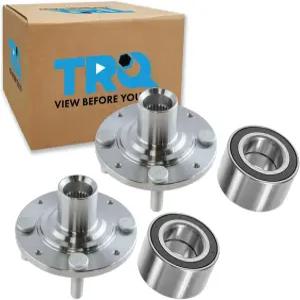 1992-2000 혼다 시빅 1993-1997 델 솔과 호환되는 TRQ 2피스 전륜 베어링 및 허브 키트 세트