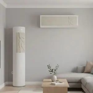 [에이치플러스몰]bns 에커 투인원 에어컨커버세트 벽걸이에어컨커버 삼성에