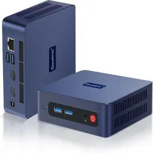 Beelink SER3 미니 PC AMD Ryzen 3 3200U(2C/4T 최대 3.5GHz) 16GB DDR4 RAM 500GB M.2 SSD 4K 듀얼