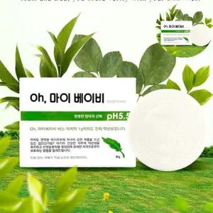빨래비누 어린이비누 오마이 베이비 약산성 저자극비누 80g