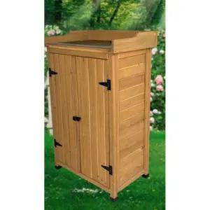 야외 방부목 농기구보관함 야외창고 다용도 목재