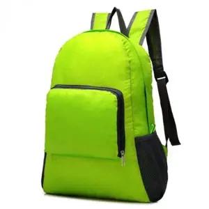 휴대용 백팩 경량 접이식 여행 가방 그린