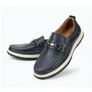 인조가죽 남성 캐주얼 슬립온 헬스장 슈즈