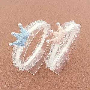 [아랑로랑]마리레이스크라운 아기헤어밴드