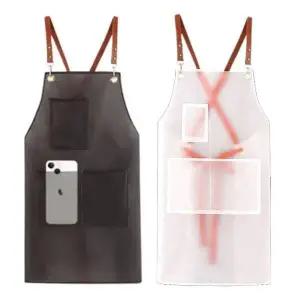 TPU 두꺼운비닐 반투명 방수 앞치마 작업용 압치마