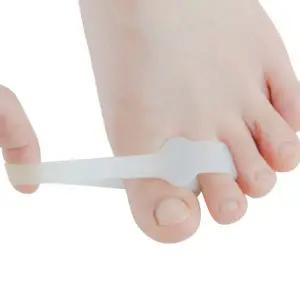 실리콘 발가락 링 밴드 덧신 깔창 2홀