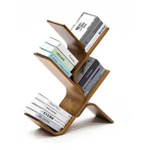 북트리 스탠드 책꽂이 북타워 미니멀 나무 진열 사선