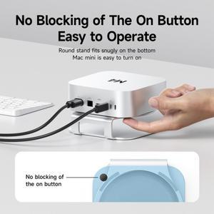 호환 Mac 미니 M4/M4 Pro 스토리지 홀더용 Hagibis 데스크탑 스탠드 알루미늄 도크 방열 브래킷 냉각 마운