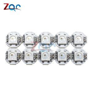 10Pcs DC 5V 3MM x 10MM WS2812B SMD RGB LED 미니 소형 PCB 보드 5050 칩 내장