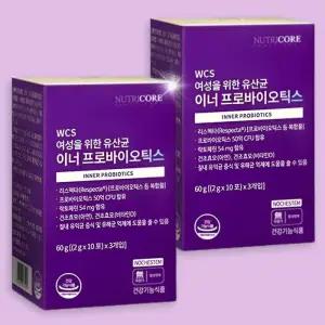 뉴트리코어 여성을 위한 유산균 이너 프로바이오틱스 30포 x 2박스