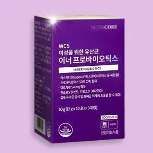 뉴트리코어 여성을 위한 유산균 이너 프로바이오틱스 30포 x 1박스
