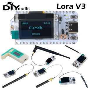 메쉬 장치용 ESP32 lora 32 v3 868MHz 915MHz HTIT-WB32LAV3 LoRa32 SX1262 0.96 OLED 디스플레이 개발 보
