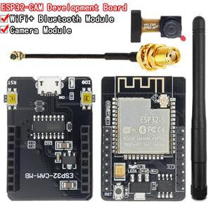 ESP32-CAM 마이크로 USB ESP32 직렬-WiFi CAM 개발 보드 CH340 5V Bluetooth  OV2640 카메라